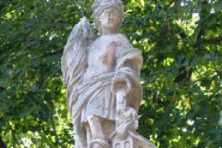 Die Statue von Florian, der Heilige