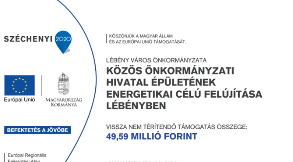 Hivatal épületének energetikai célú felújítása